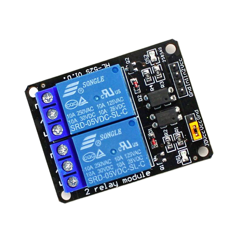 2 Channel 5V Relay Module With Optocoupler Protection